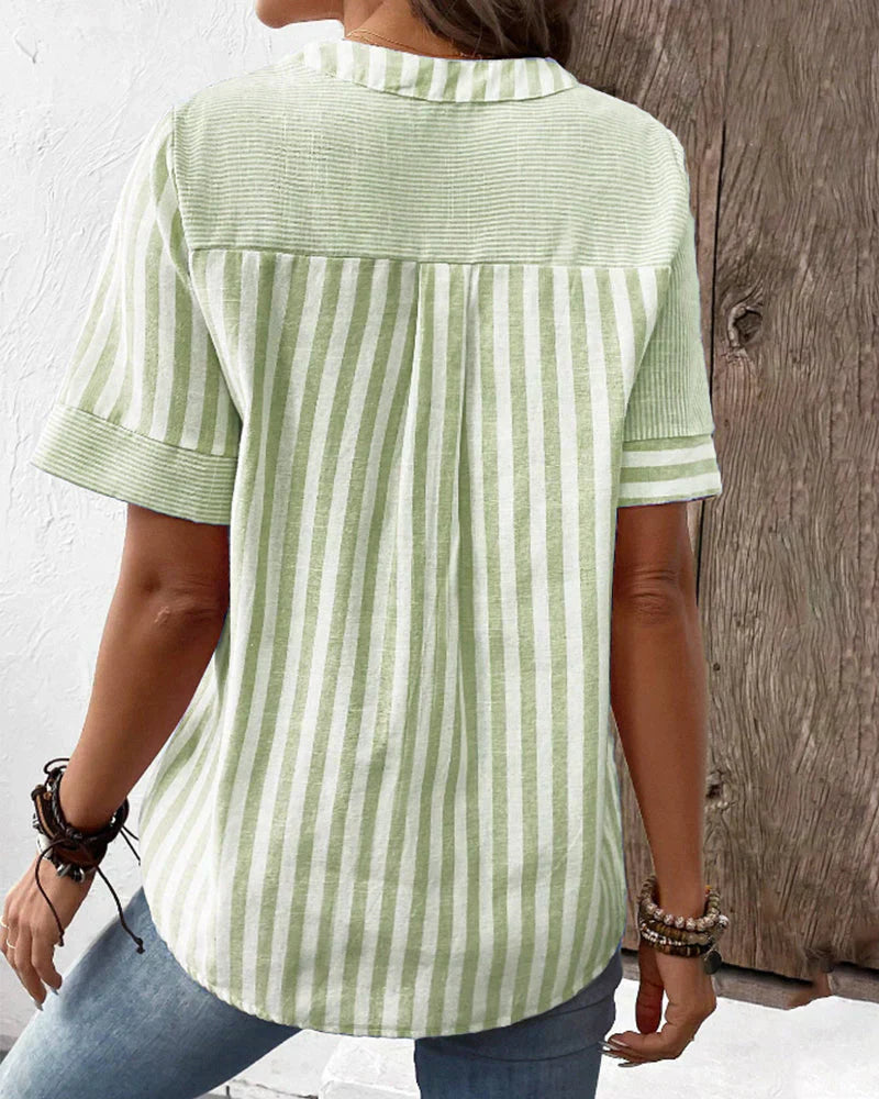 Lola | Soft Striped Blouse