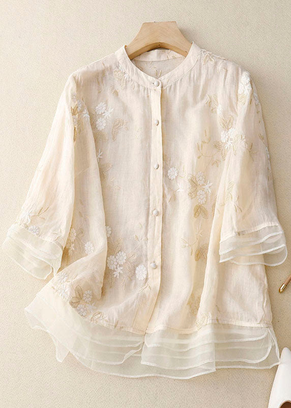 Sophia™  Elegant Embroidered Blouse