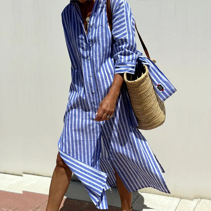 Nyla - Striped dress shirt