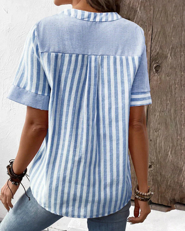 Lola | Soft Striped Blouse