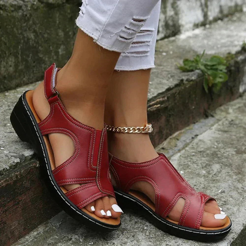 Julia™ - Orthopedic Leather Sandals